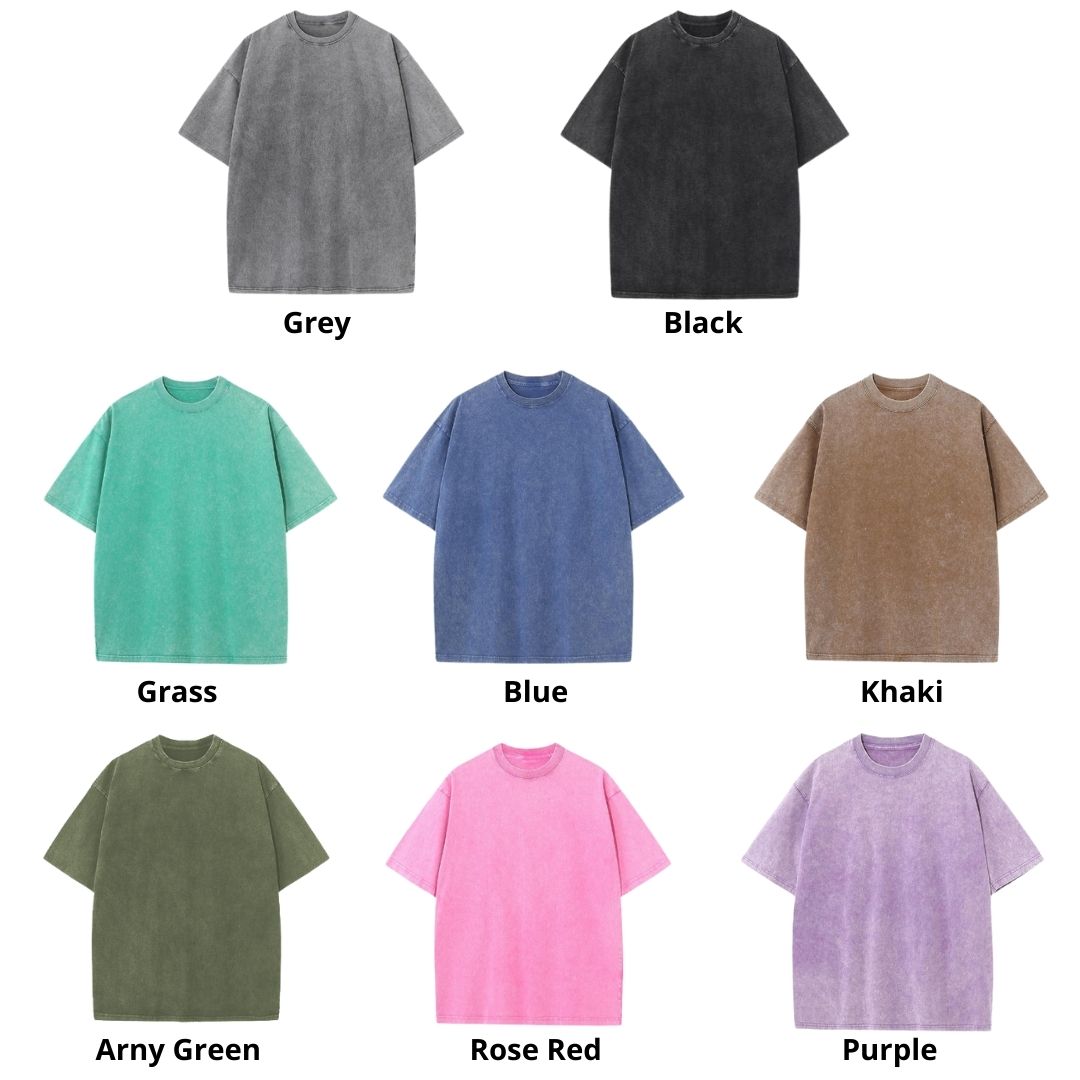Mineral Wash T Shirt Color - Sakamoto Days Store